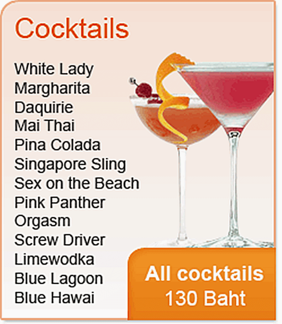 Sun Hill Hotel Phuket, Patong Beach - Hotel Bar Cocktail Special
